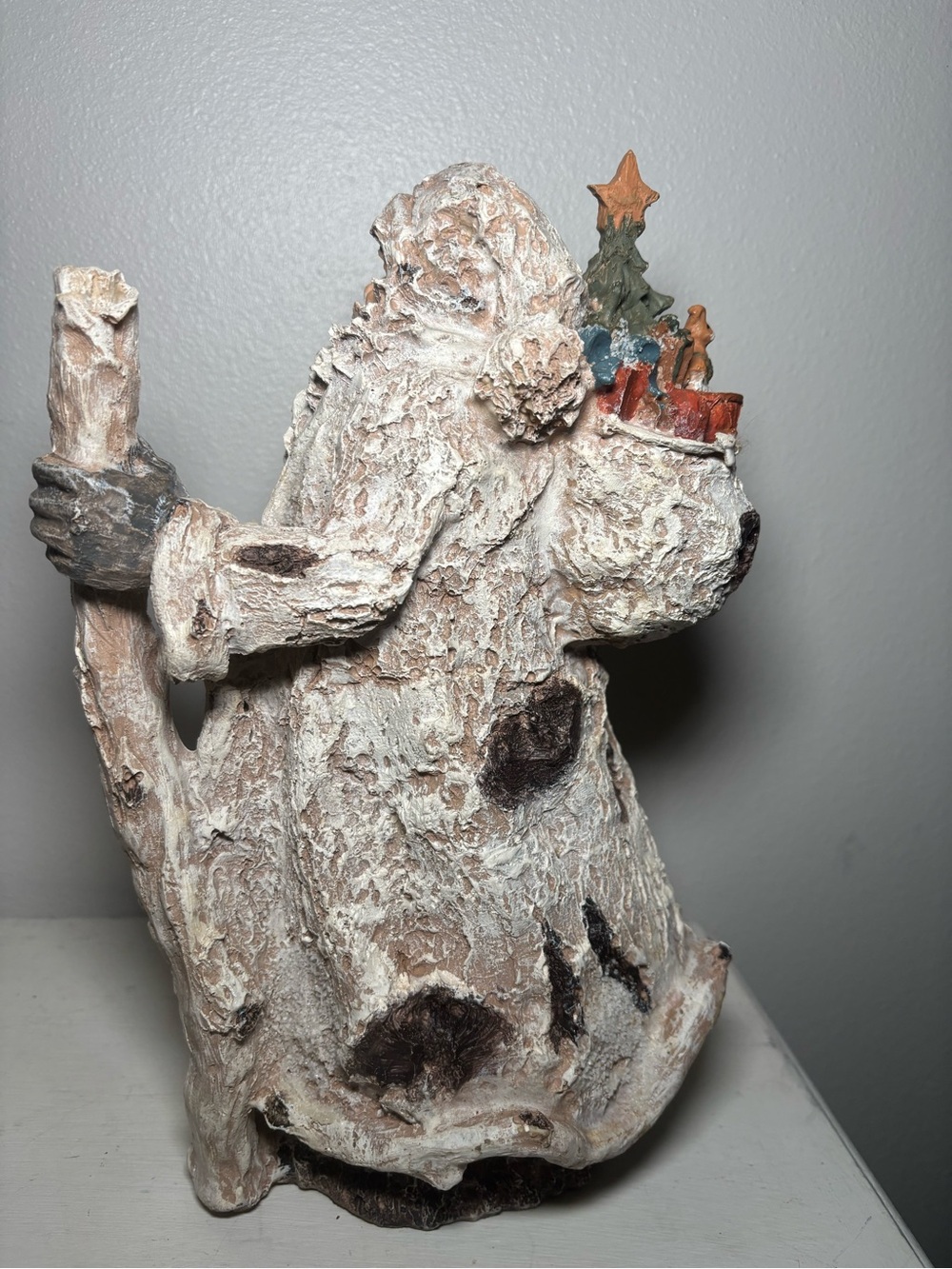 BirchBark Rustic Santa - Picture 7 of 12
